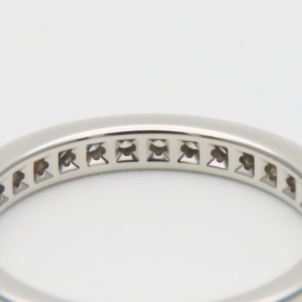 Used TIFFANY&Co. Ring Half eternity Half circle EU#49 Pt950Platinum/diamond 3.49g Platinum jewelry