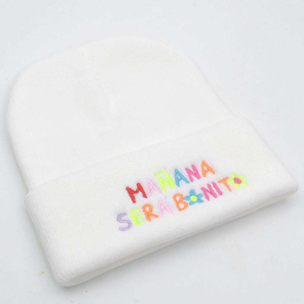 Alphabet Beanie Hat For Men Women Warm Thighs Winter Fashion Gift