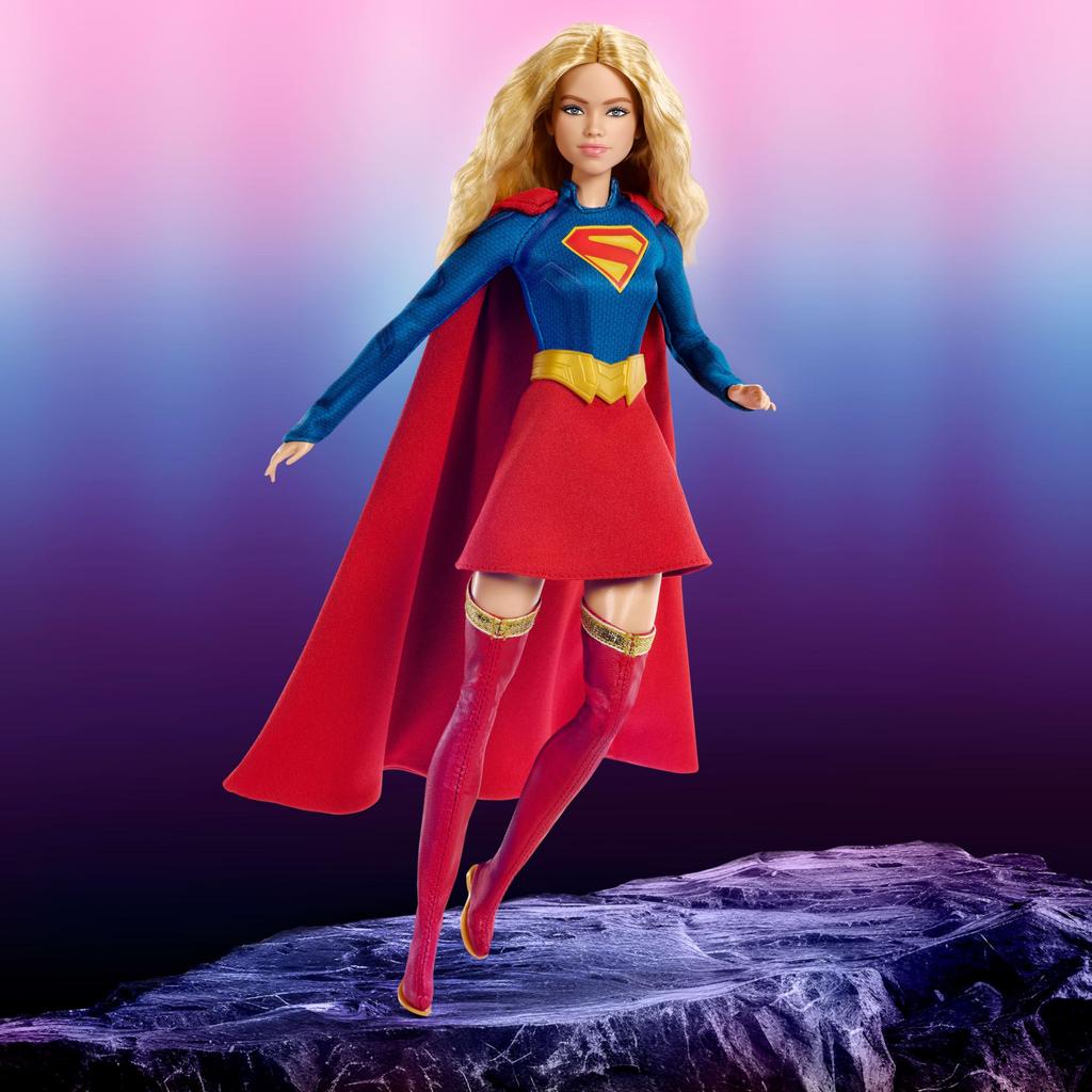 Barbie Supergirl DC Comics Signature Collector Articulated Barbie Ages JJY04 Doll, Body, Doll, 6+, Red,