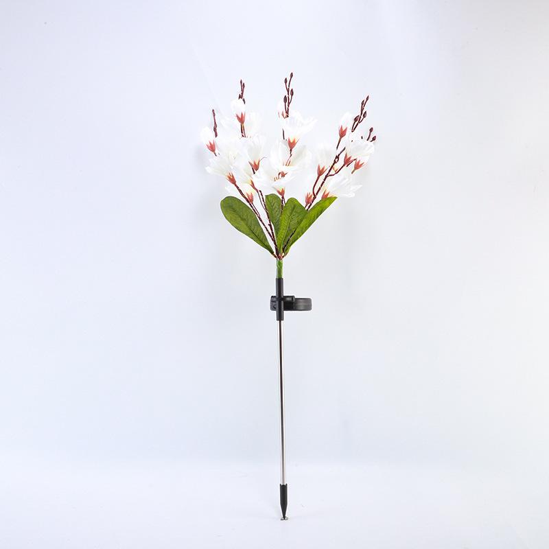 

Solar Magnolia Landscape Lights: Outdoor Waterproof Decorative Lights for Courtyard, Lawn, and Holiday Atmosphere. OPP Bag
