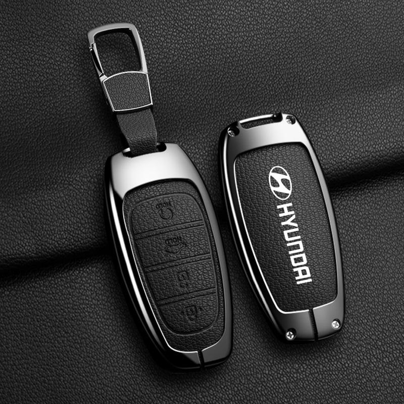 Modern Metal Key Shell Case for Santa Fe ix45/ix35