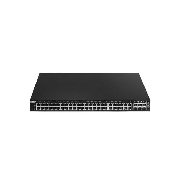EDiMAX IGS-5654PLX Switch VLAN industriale 54 porte Gigabit PoE+ 6 SFP+ 10GbE
