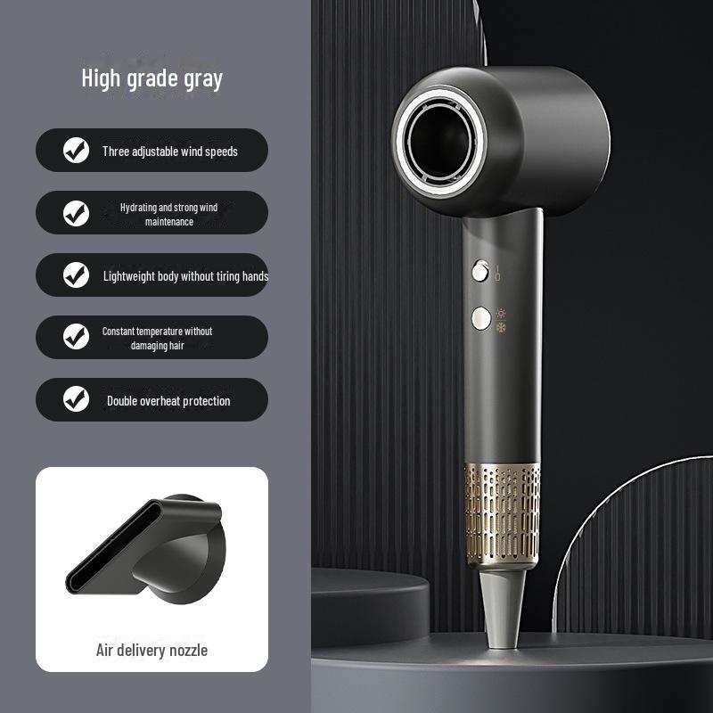 High-Power Ionic Hair Dryer with Temperature Control and Fast-Drying High Wind Speed