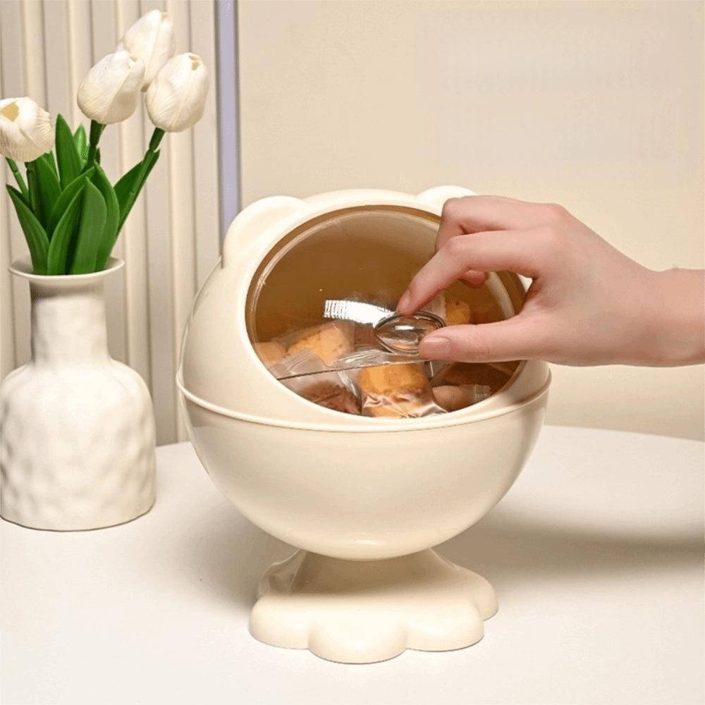 Spherical Design Vanity Accessories Storage Holder Dustproof Scrunchie Storage  Hair Accessories