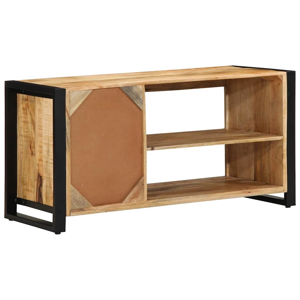 Shoe Bench Brown 100 x 40 x 50 cm Solid Mango Wood