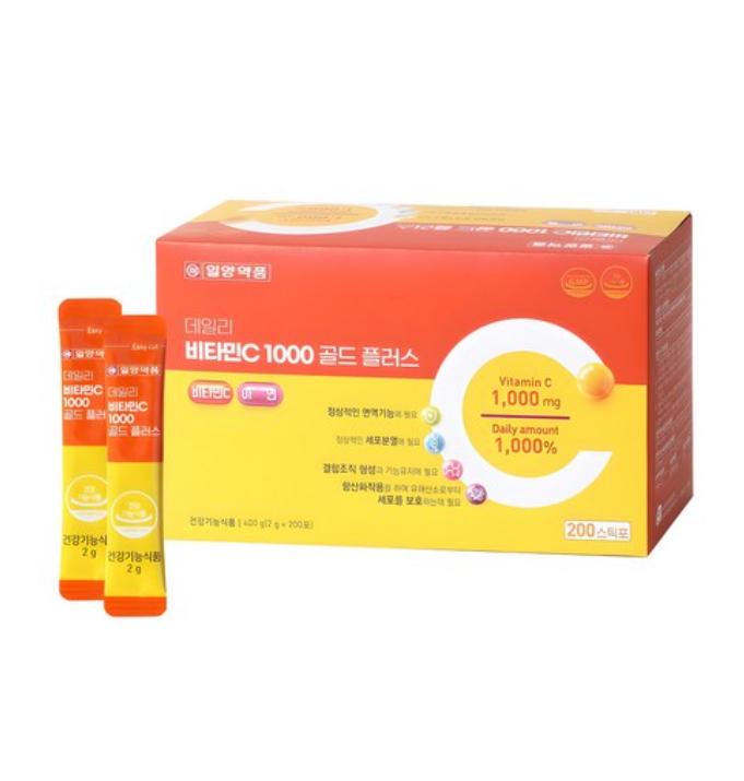 

Illyang Щоденний Вітамін С 1000 Gold Plus (200 таблеток / 400 г) 1 box