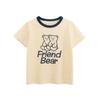 Brand Export Trendy Children's Clothing Summer New Style Kids' Pure Cotton Short-Sleeve T-Shirt Korean Style Baby Girl Cartoon Clothes Kids