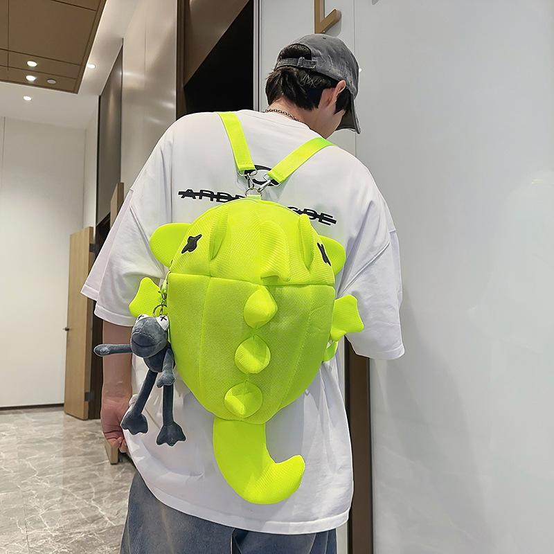 Shark Backpack Boys Niche Design Sense Non-Collision Light Travel Backpack Small Creative Personality Women