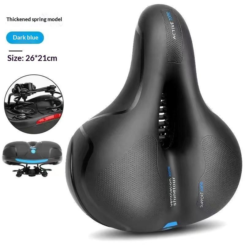 Women'S Men'S Absorbing Bike Seat Comfortable Thickened Super Soft Mountain Bike Seat Universal Bicycle Accessories