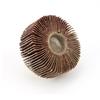 Cylindrical Abrasive Cloth Flap Wheel Grinding Head, 6mm Shank for Metal and Stainless Steel Polishing.