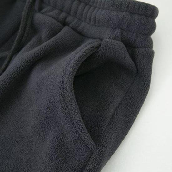 Men Thickened Sweatpants Drawstring Waist Warm Jogger Pants Casual Loose Fit Tapered Track Pants for Gym Street Daily Wear