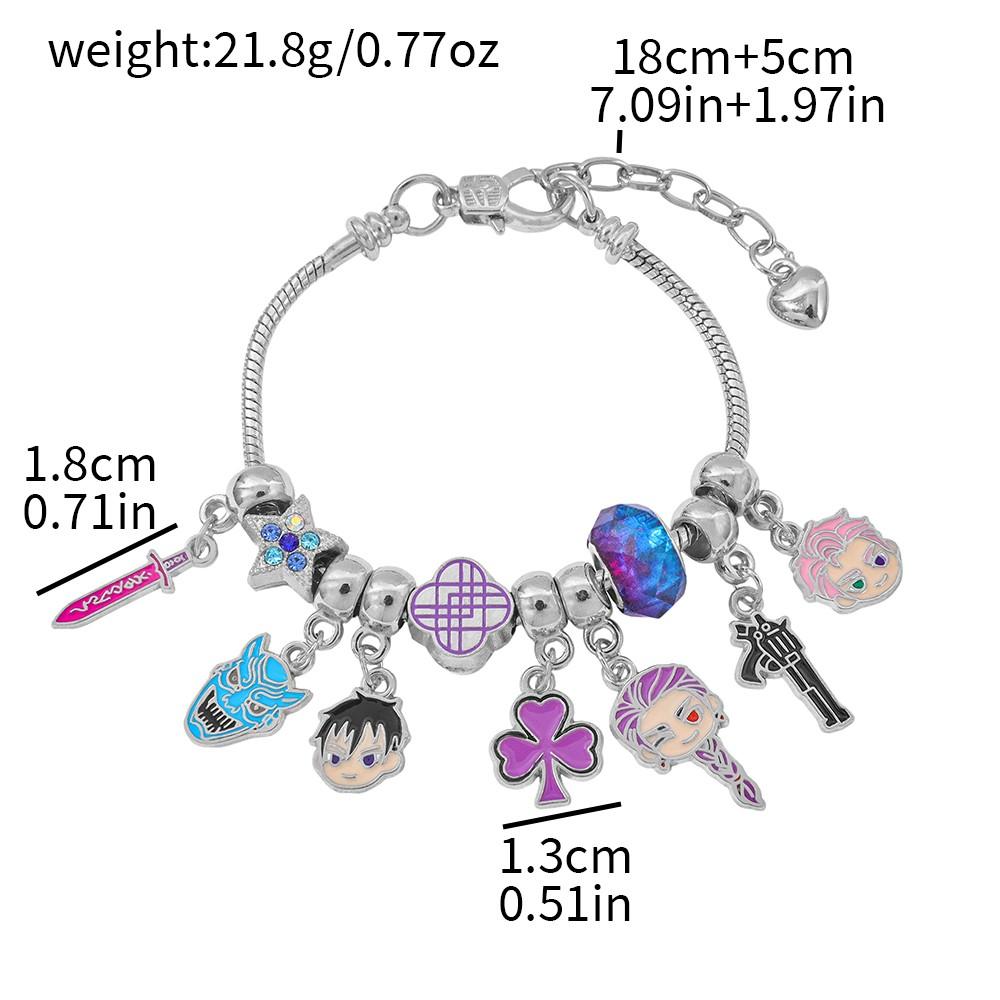 Bracelet Rumi Zoey Mira Crow Tiger Cartoon Anime Bracelet Girl Cute Fashion Accessories Ideal Valentine's Day Gift