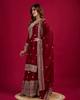Indischer pakistanischer Bollywood Sharara Salwar Anzug Damen Designer Salwar Kameez Set Kleid