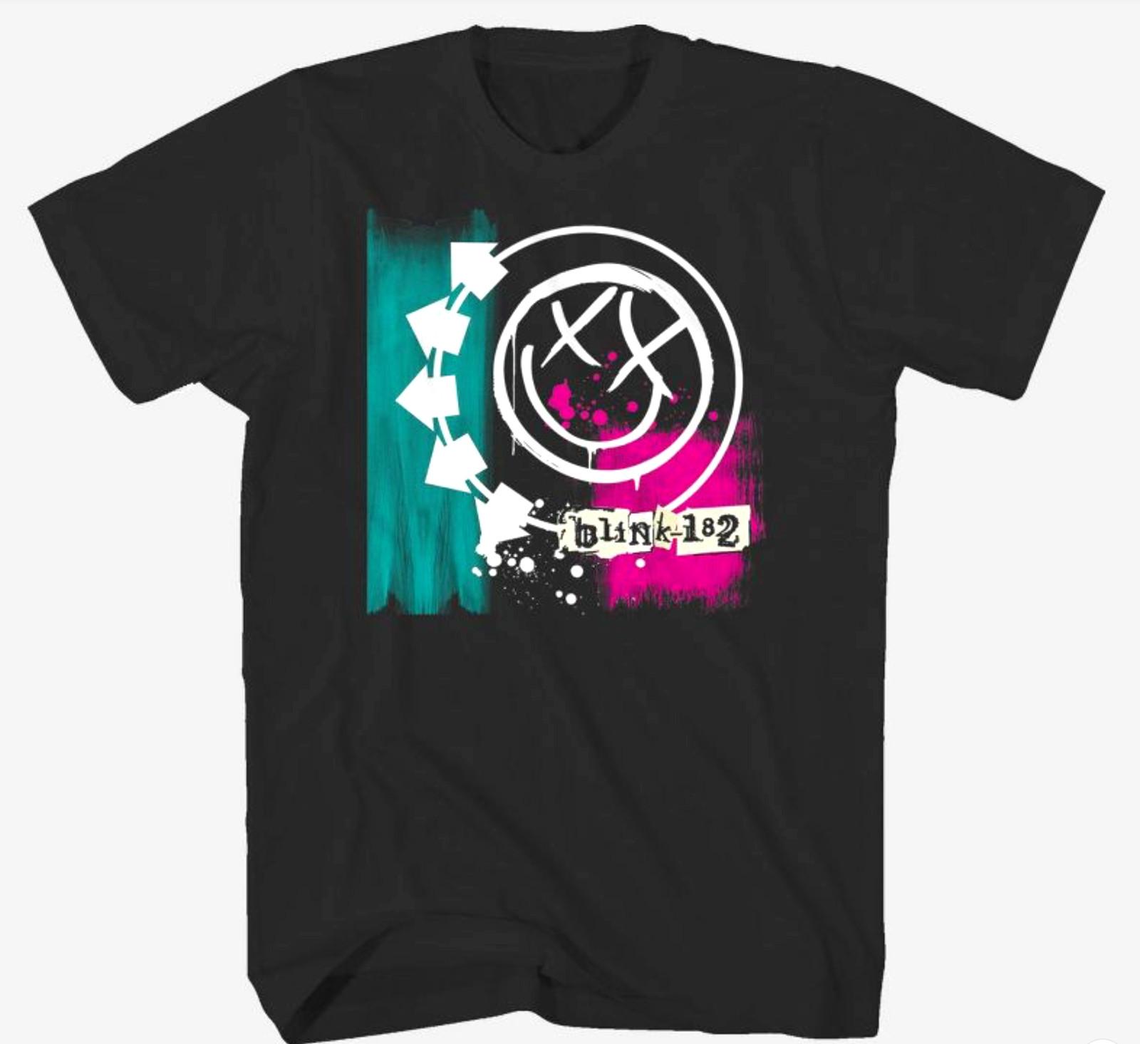 26 Official Rock Band Blink -182 Self-Titled Black Tee Shirt New Unisex T-Shirt XXL