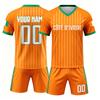 Customizable Team Jersey and Shorts Set Breathable Quick Dry Athletic Uniform for Sports Training and Matches