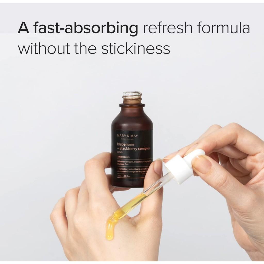 [Mary&May] Idebenone Blackberry Complex Serum 1.01 Fl Oz / 30ml