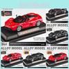 Car Model Laalloy 136 Scale Sports Light Sound Open Doors Kids