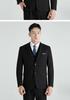 Men's Slim-Fit Business Casual Suit Set for Weddings and Interviews