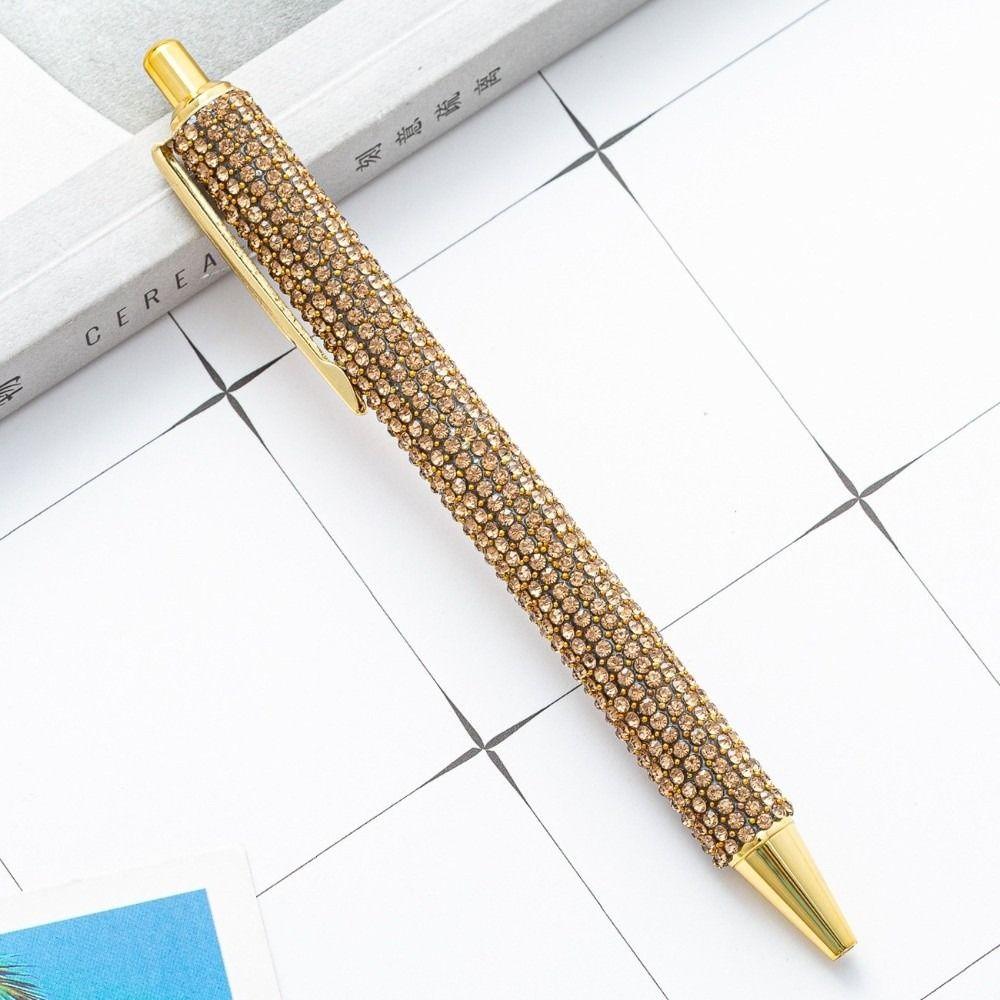 Retractable Crystal Bling Pen Crystal Bling Luxury Pen Rhinestone Ballpoint Pen  Students Teachers