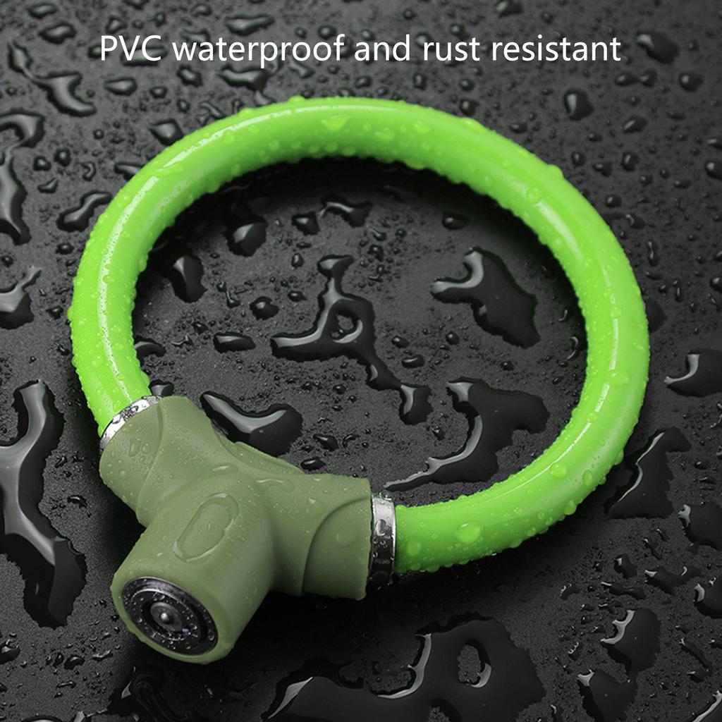 Rings Shape Bicycles Lock Lightweight Cycling Antitheft Lock High Security Mountain Bicycles Lock for Outdoor Parking