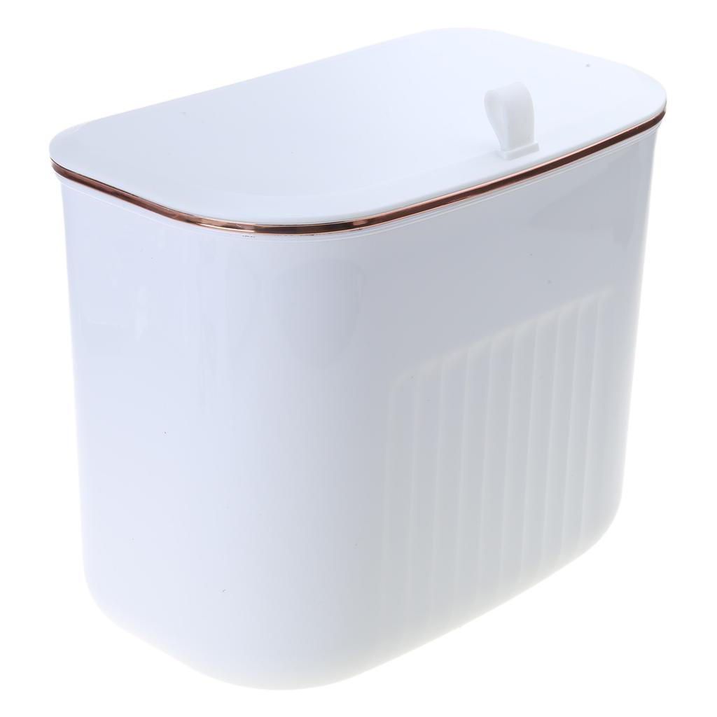 Large Capacity Kitchen Trash Can with Lid Easy To Install Wall Mounted Design Kitchen Wastes Garbage Basket