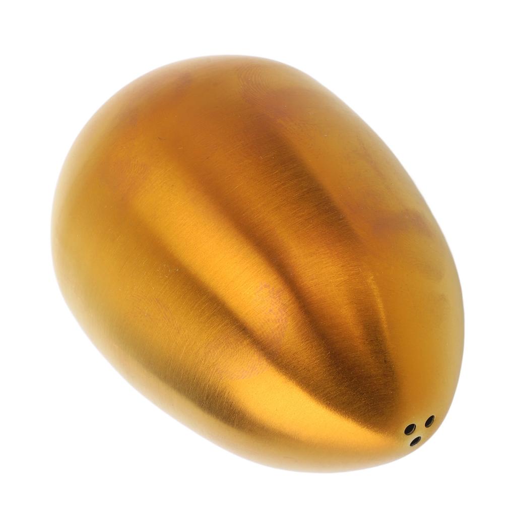 Egg Shaped Spice Jar Multipurpose 3 Holes Leakage Proof Stainless Steel Salt Pepper Dispenser for Kitchen
