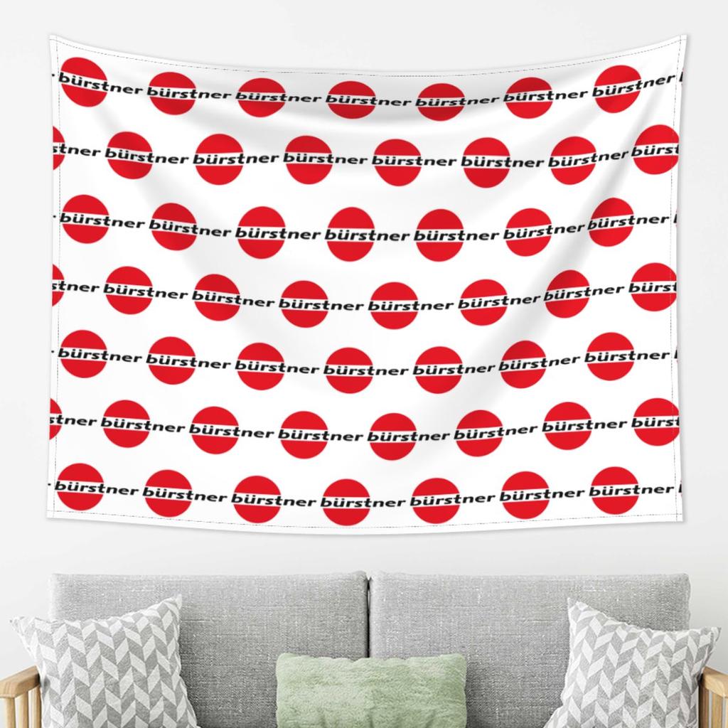 Burstner Logo Tapestry Wall Hanging Aesthetic Home Decoration Tapestries for Living Room Bedroom