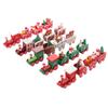 Christmas Train Toy Colorful Safe Odorless Smoother Decorative Christmas Train Ornament for Home Table Deer