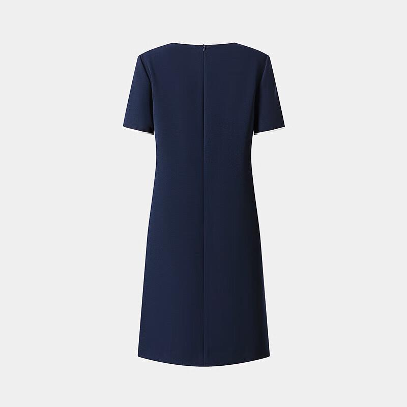 PORTS 2025 S/S Contrast Edge Mid-Length Dress