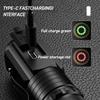 10000LM Mini Flashlight Powerful Type-C Rechargeable 10000LM Lamp with Tail Magnet Lantern Strong Light Long-range Flashlight
