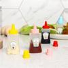 8pcs Mini Sauce Bottles Squeeze Small Ketchup Bottle for Condiment Portable Multipurpose for Ketchup Mayonnais Kitchen