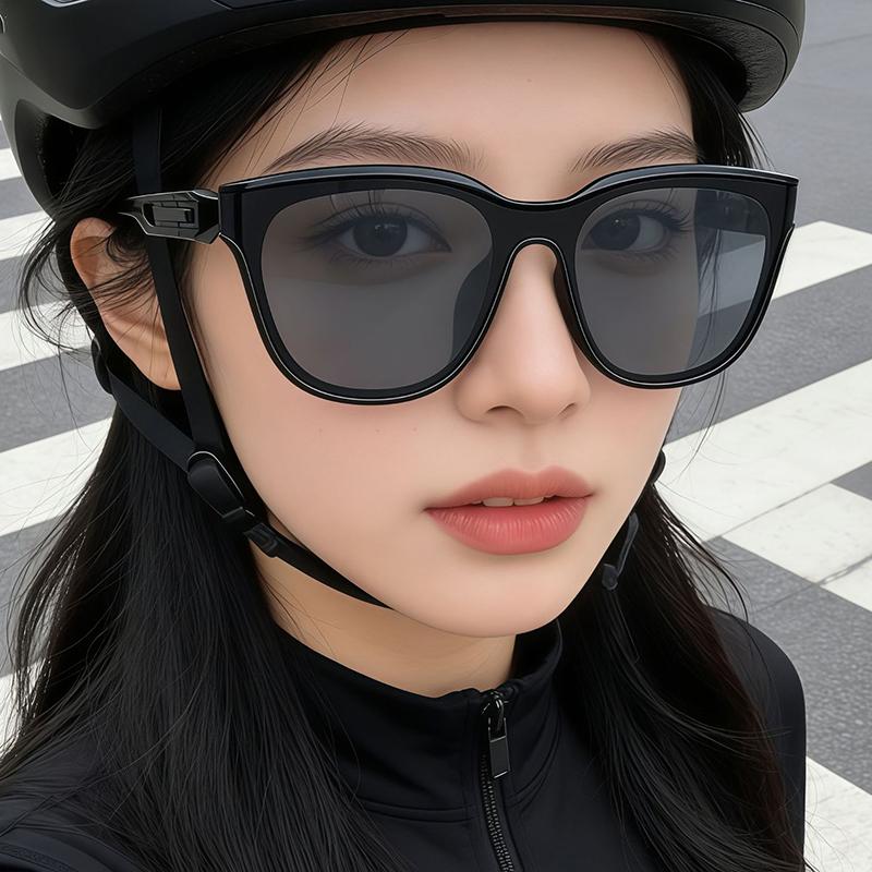 Square Fashion Sunglasses Men Women Outdoor Driving Bicycle Road Windproof Goggles Hiking Camping Travelling Classic Shades