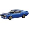 Aoshima Bunka Kyozai (AOSHIMA) 1/32 The Snap Kit Series Nissan C110 Skyline GT-R Custom (Metallic Blue) Pre-Colored Plastic Model No. 18-SP4