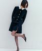Okuka Wool Tweed Skirt Shorts - Black