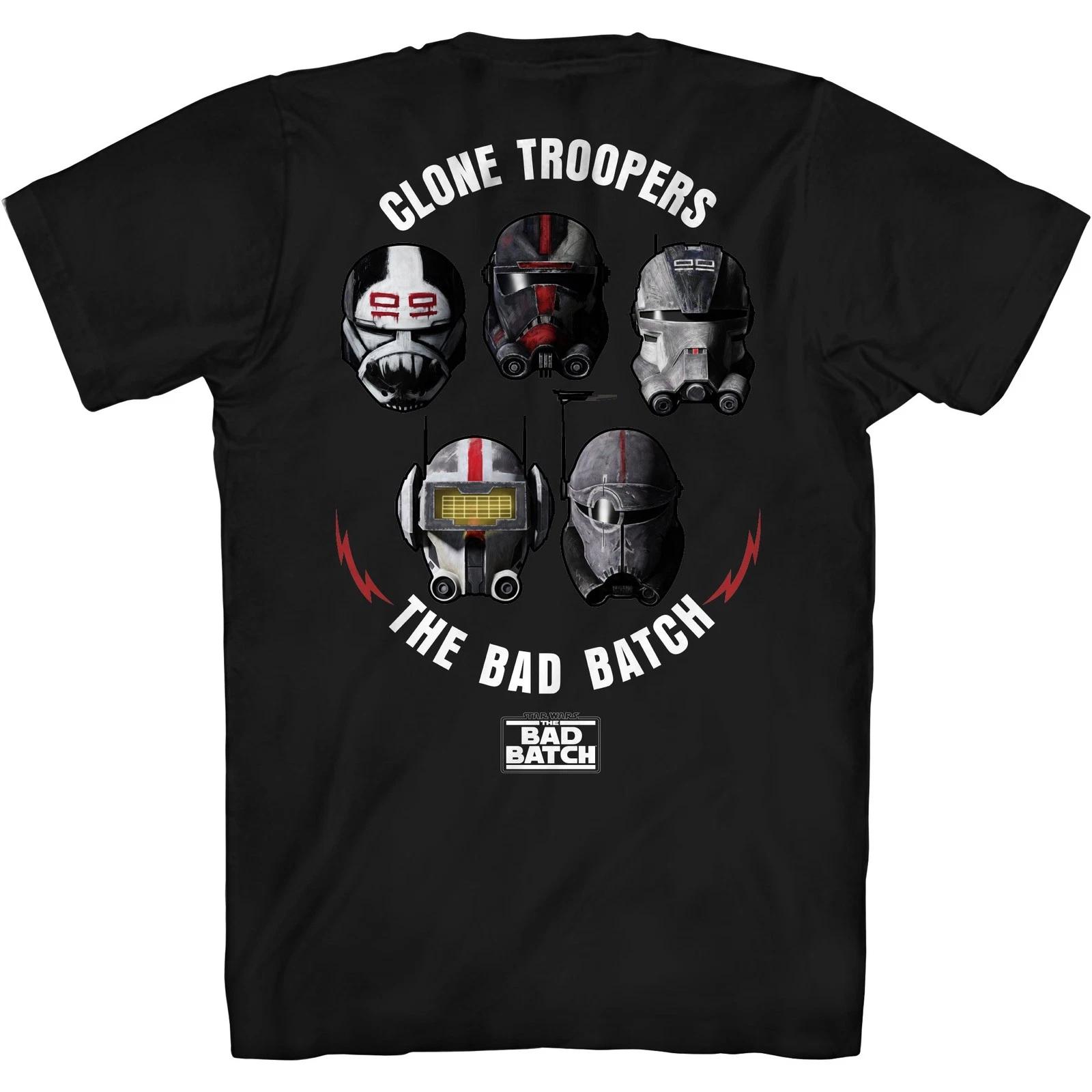 Star Wars The Bad Batch Heads Adult T-Shirt S