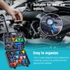 31 Pcs Radiator Cooling System Pressure Tester Kit Cooling System Water Tank Leak Test Detector Set for Cars Motorcycles Trucks
