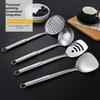 Durable Stainless Steel Frying Spatula Ladle Slotted Spoon Spatula Long Handle Kitchen Gadgets Kitchen Cooking Utensil