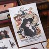 Mr. Paper, 20pcs/book, Vintage Floral Character Sticker Book, Scrapbook Supplies, Decorative Notebook, Photo Frame, Phone Case