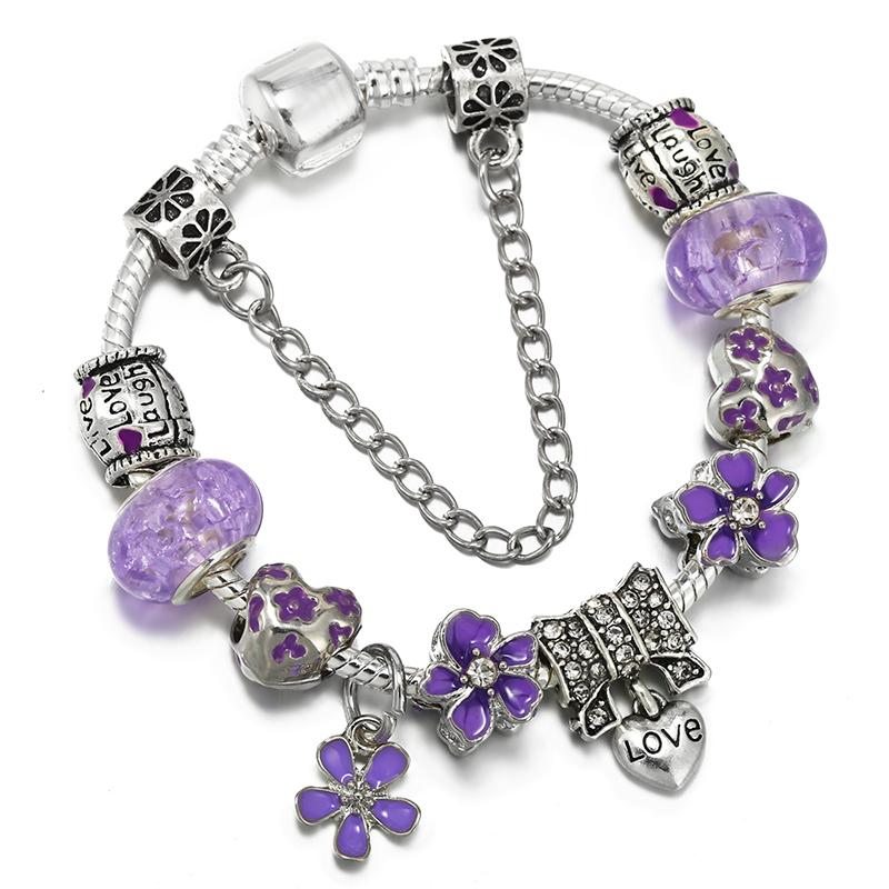 1/16cm 21cm Luxury Cutterfly Snake Chain Bracelet DIY Jewelry Gift For Women Men 41 Styles Trendy Fashion