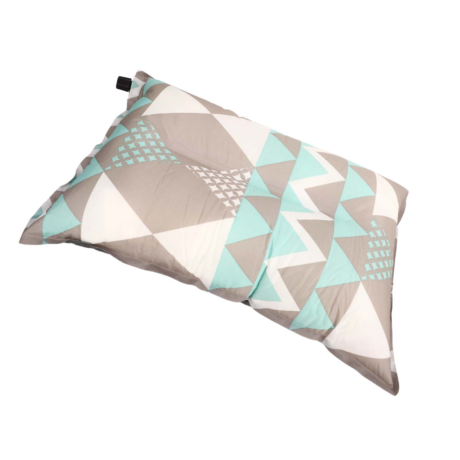 Automatic Inflatable Pillow High Elasticity Compression Foam Ethnic Causal Blow Up Camping Pillow for Outdoor