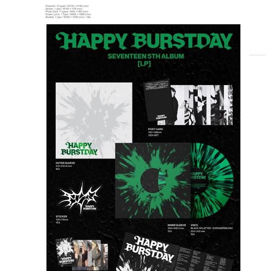 SEVENTEEN - ?5th Mini Album - ?HAPPY BURSTDAY = LP = - Release  2025-10-24