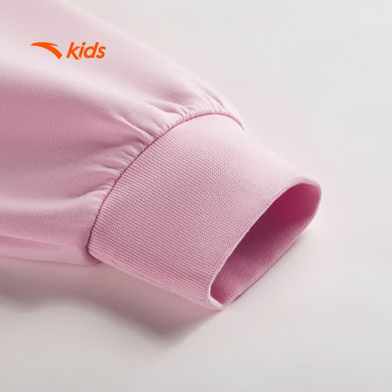 Anta Kids' Girls' Polo Collar Sporty Sweatshirt