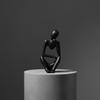 Modern Minimalist Luxury Decorative Ornament Abstract Creative Mini Figurine for Living Room Home Decoration