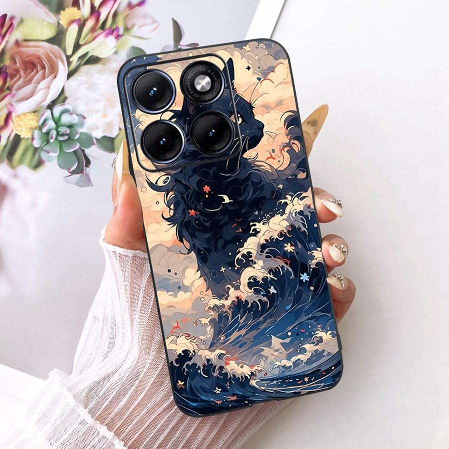 For Motorola Edge 70 Fusion Phone Case 2026 Cover Cute Cats Printing Soft Silicone Shell for Moto Edge70 Fusion XT2605-1 Funda