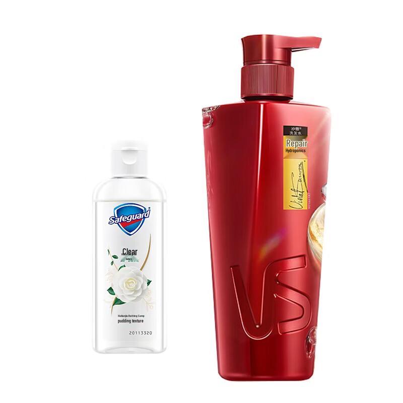 

Personal Care Duo: Safeguard Camellia Shower Gel & VS Sassoon Shampoo