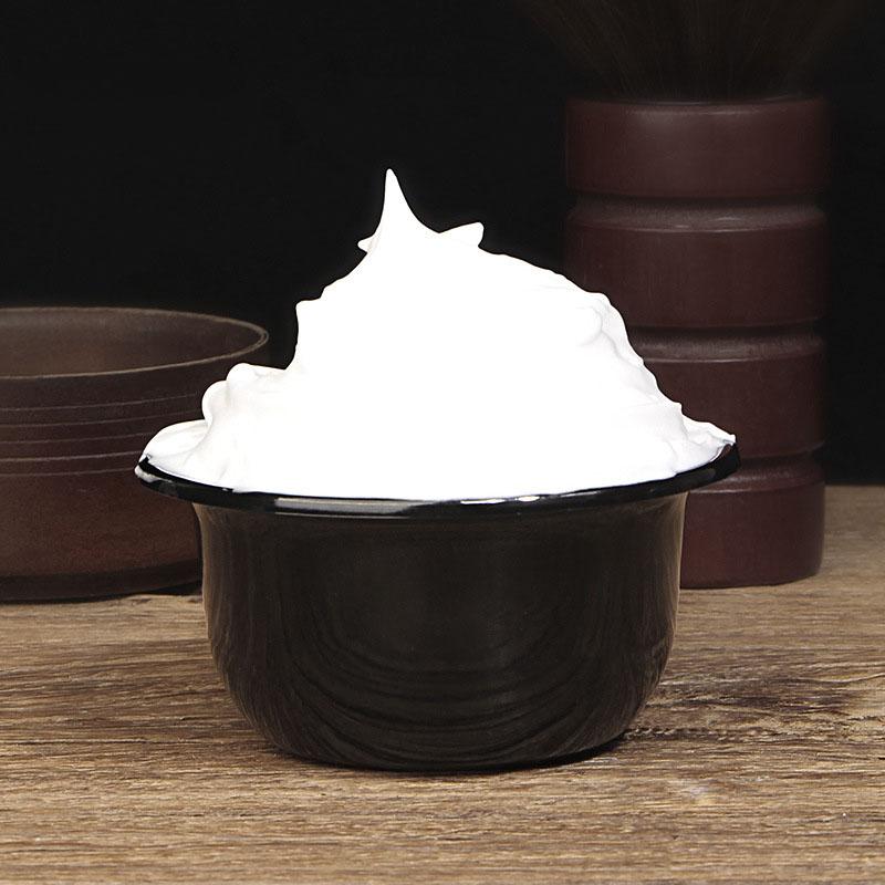 Shaving Cream Bowl Deep Design Shave Cup Plastic Container Soup Storage Bowl Sturdy Anti Slip Shaving Foaming Bowl Barber
