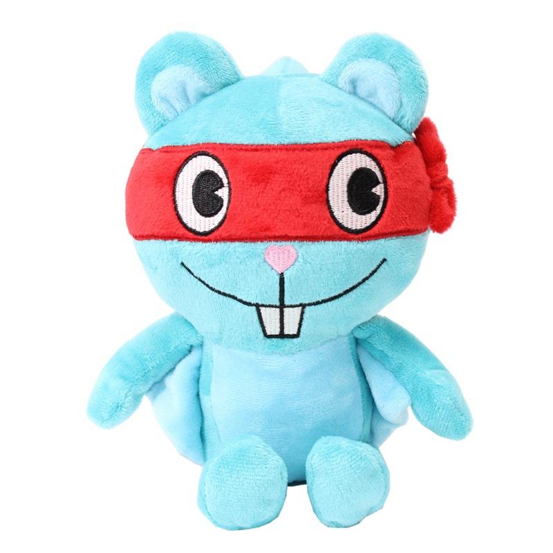 HTF Happy Tree Friends Plush Doll Toy Flippy Fliqpy Nutty Flaky Stuffed Animal Lammy Cosplay Props Fans Collection Kids Gifts
