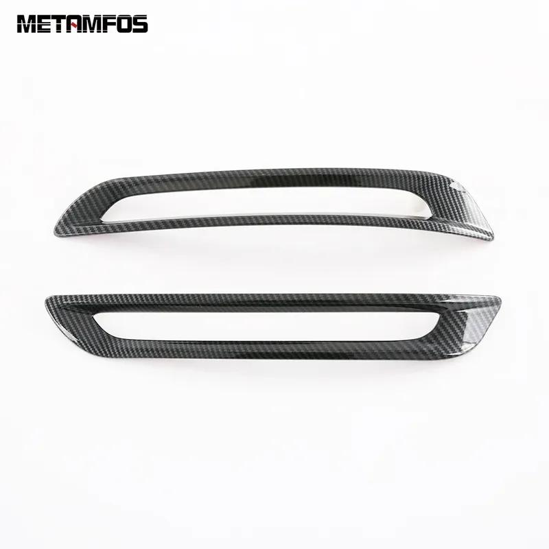 For Honda Civic Sedan 11th -2024 2025 Carbon Fiber Rear Fog Light Lamp Cover Trim Foglight Protector Accessories Car Styling