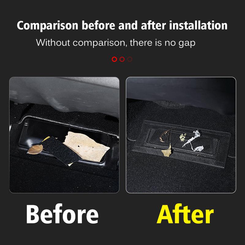 For Tesla Model Y Under Seat Air Outlet Mask Backseat Air Vent Fully Cover Pad Integrated Design Anti-Blocking Dust Protective