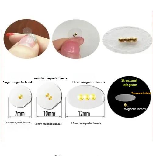 Energy Stone/Magnetic Bead/Crystal Ear Point Patch Relieve Stress Anti-allergic Magnetic Therapy Auricular Points Pressure Paste